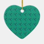 Pattern Portland Airport carpet Ceramic Ornament