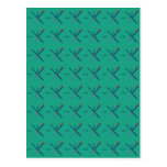 Pattern Portland Airport carpet Postcard