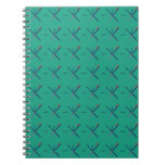 Pattern Portland Airport carpet Spiral Notebook
