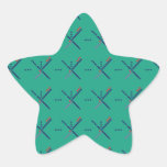 Pattern Portland Airport carpet Star Sticker