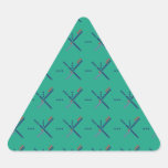 Pattern Portland Airport carpet Triangle Sticker
