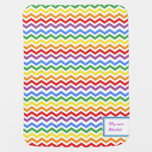 Pattern Rainbow zigzag Swaddle Blanket