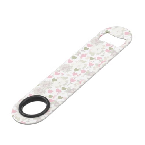  pattern red and green and pink hearts and white r bar key