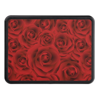 Pattern red roses, flowers of love, girlfriend gif hitch cover