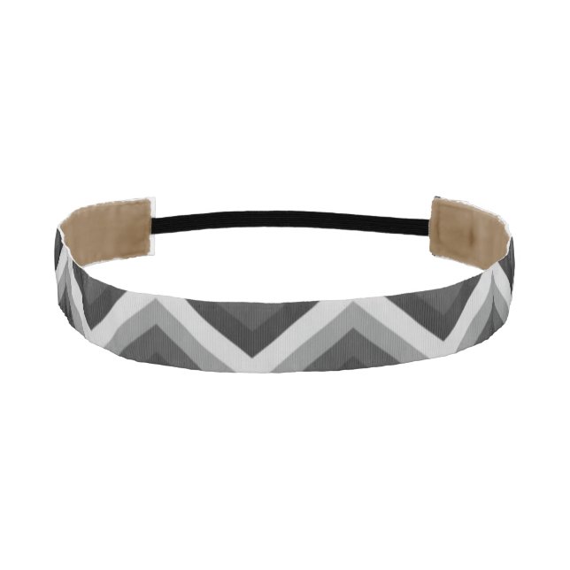 Pattern Retro Zig Zag Chevron Athletic Headband (Front)