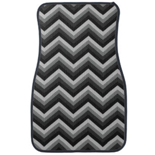 Pattern Retro Zig Zag Chevron Car Floor Mat