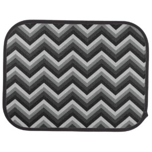 Pattern Retro Zig Zag Chevron Car Mat