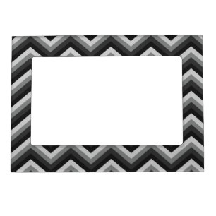 Pattern Retro Zig Zag Chevron Magnetic Picture Frame