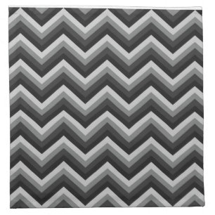 Pattern Retro Zig Zag Chevron Napkin