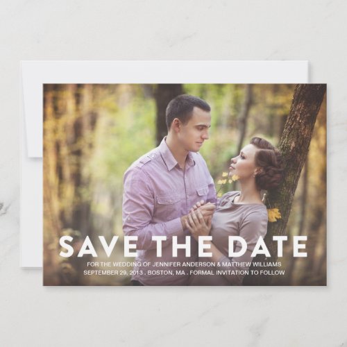 PATTERN | SAVE THE DATE ANNOUNCEMENT