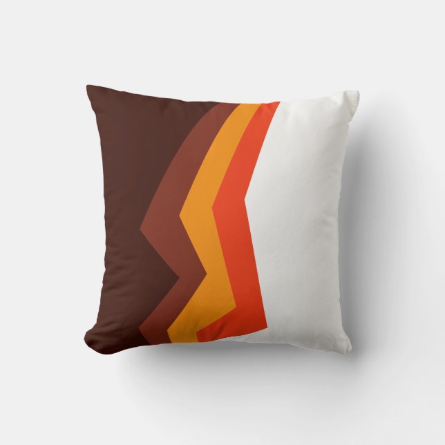 Pattern Shape Throw Pillow (Front)
