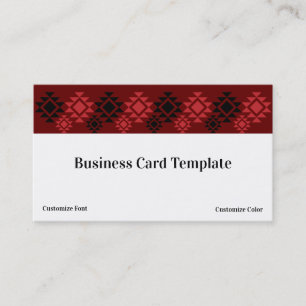 Pattern Southwestern Business Card
