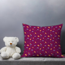 Pattern space lavender orange red burgundy