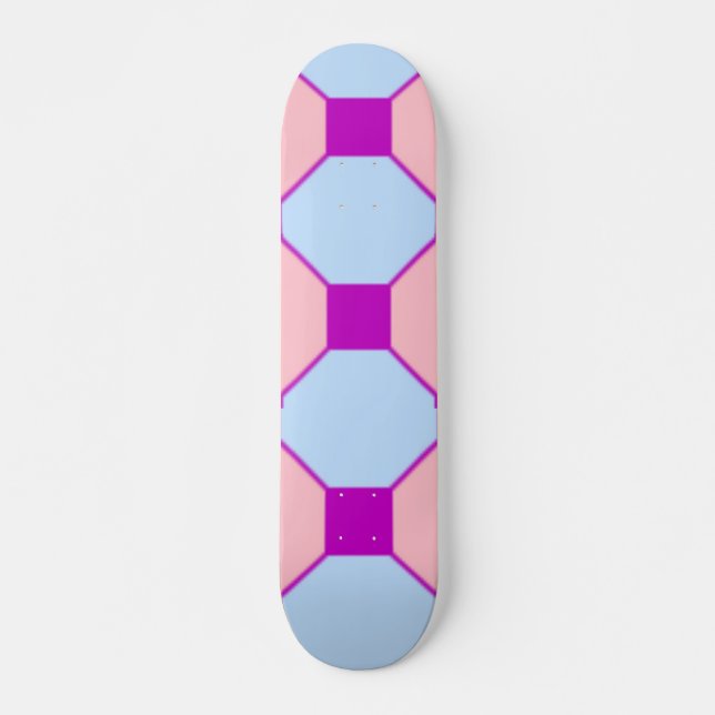 Pattern Squares Skateboard Deck (Front)