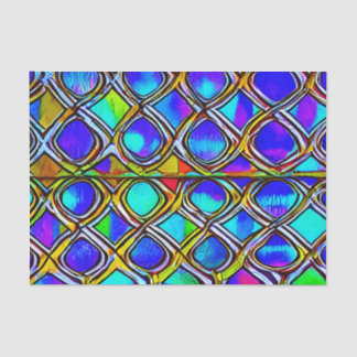 Pattern Stained Glass Effect Decoupage Tissue Paper