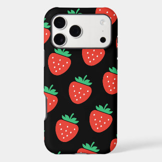 pattern strawberries iPhone 17 pro max case
