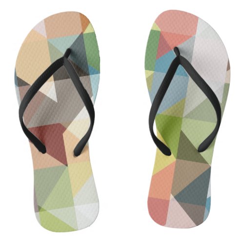 Pattern Stylish Fashion Geometric Vintage  Flip Flops