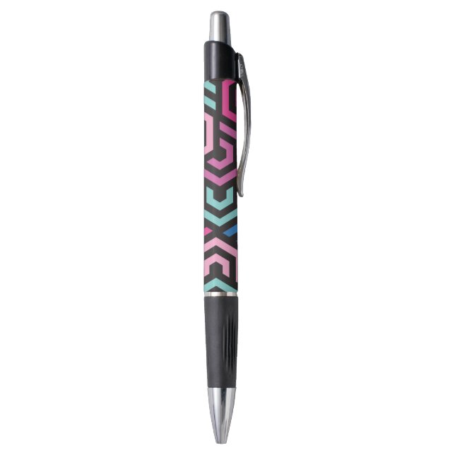 Pattern Stylish Modern- Fashion Geometric colorful Pen (Bottom (Vertical))