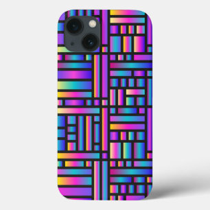 Pattern Stylish Modern- Fashion Geometric Tartan   iPhone 13 Case