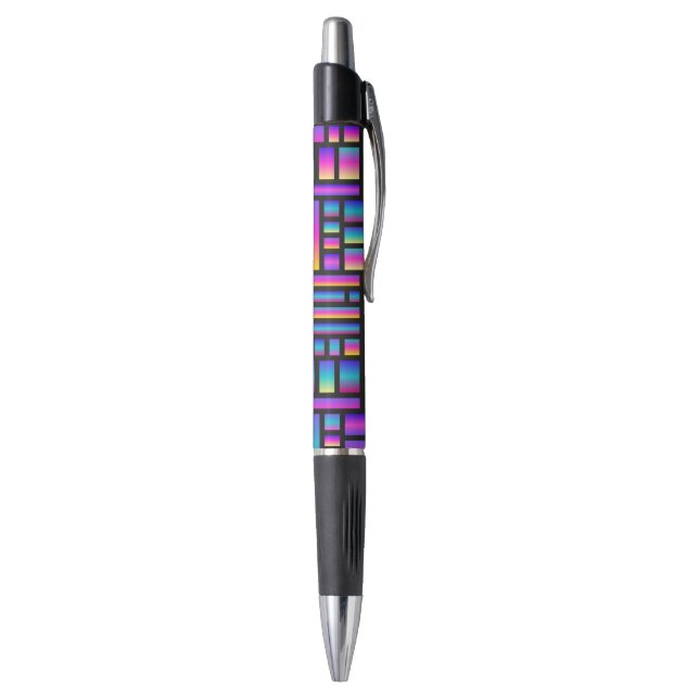 Pattern Stylish Modern- Fashion Geometric Tartan Pen (Bottom (Vertical))