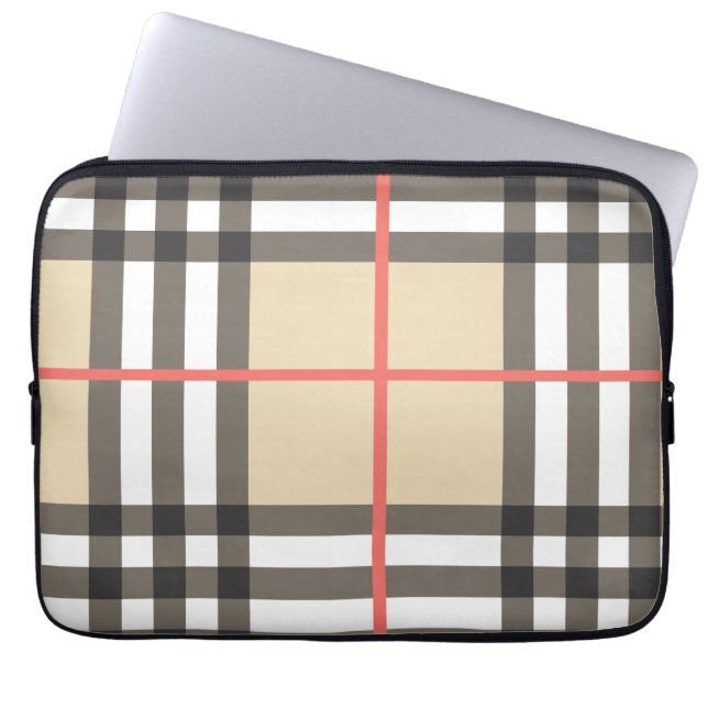 Pattern Stylish Scottish Geometric Fashion       Laptop Sleeve (Front)