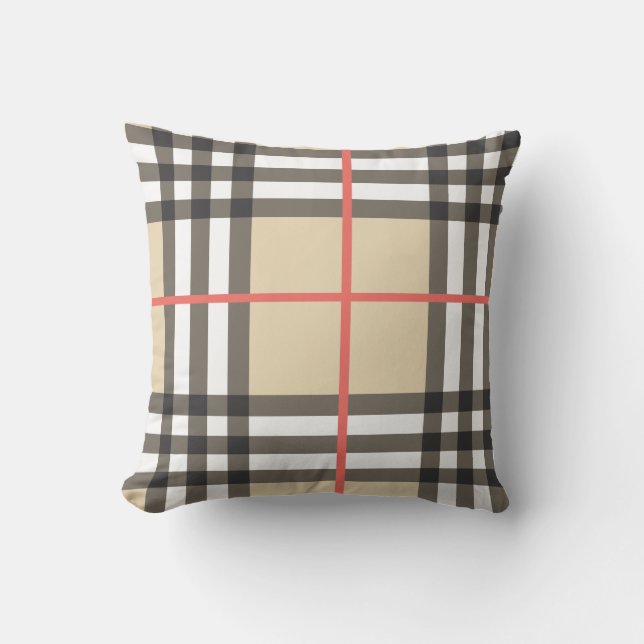Pattern Stylish Scottish Geometric Fashion     Throw Pillow (Front)