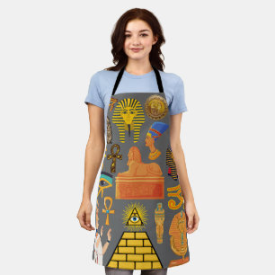 Pattern Symbol Ancient Egyptian Hieroglyphic Apron