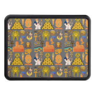 Pattern Symbol Ancient Egyptian Hieroglyphic  Hitch Cover