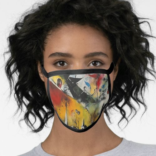 PATTERN TEXTILE DESIGN FACE MASK