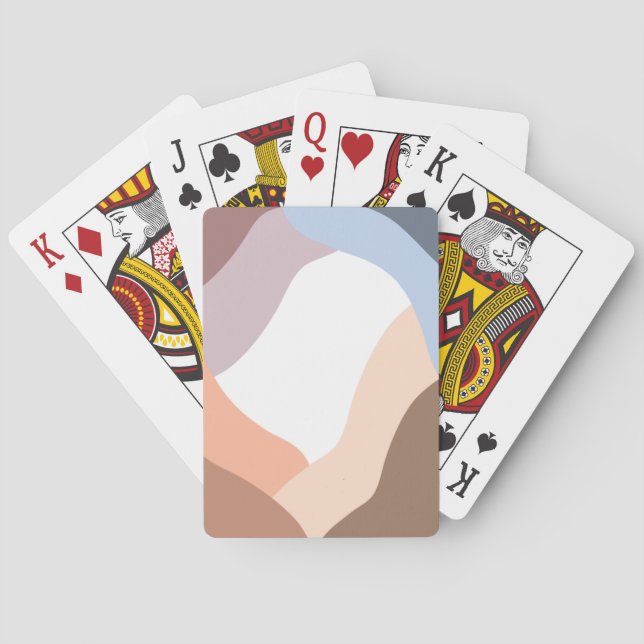 Pattern Texture Art Colors Colorful creativity  Poker Cards (Back)