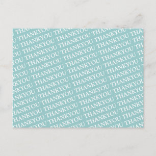 pattern thank you postcard