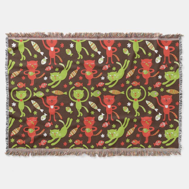 pattern throw blanket (Front)