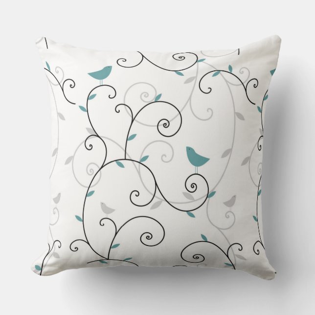 pattern throw pillow (Front)
