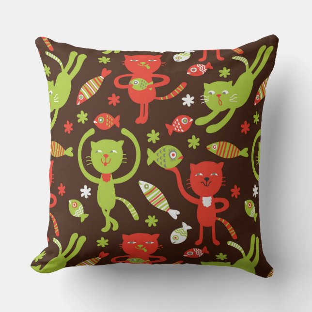 pattern throw pillow (Front)