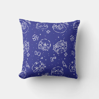 pattern throw pillow