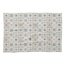 Pattern Tile Mosaic Kitchen Towel Set