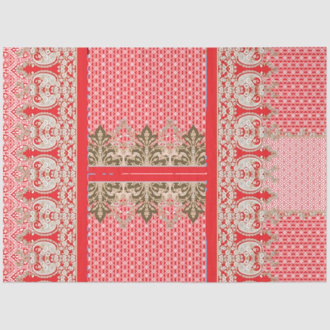 Pattern Tissue Paper | Bear & African Prints (Front)