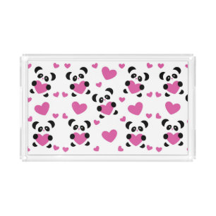 Pattern to the Day of Love Acrylic Tray