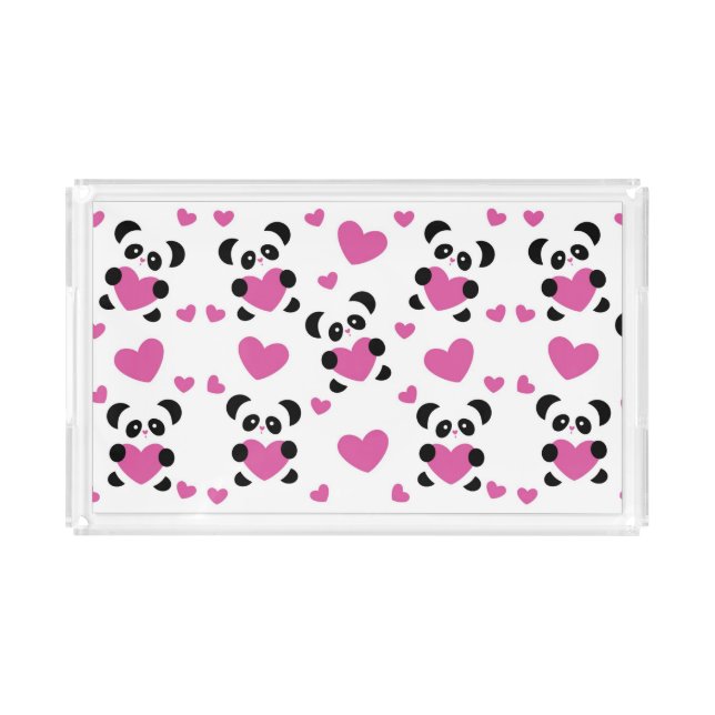 Pattern to the Day of Love Acrylic Tray (Front)