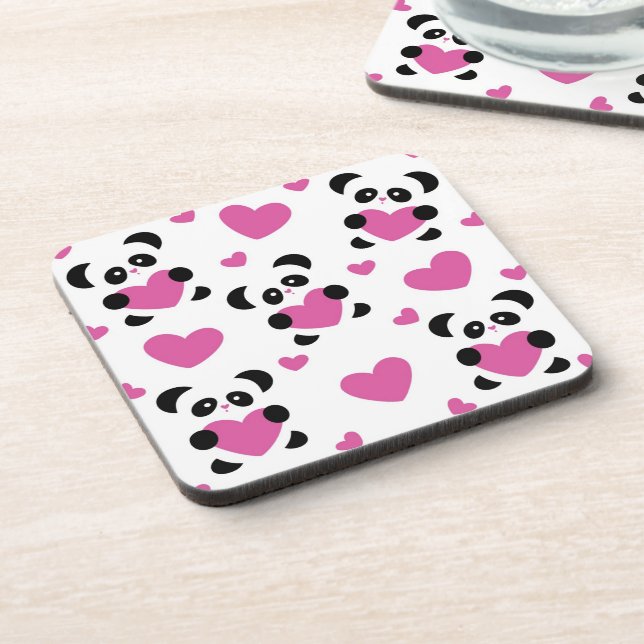 Pattern to the Day of Love Drink Coaster (Left Side)