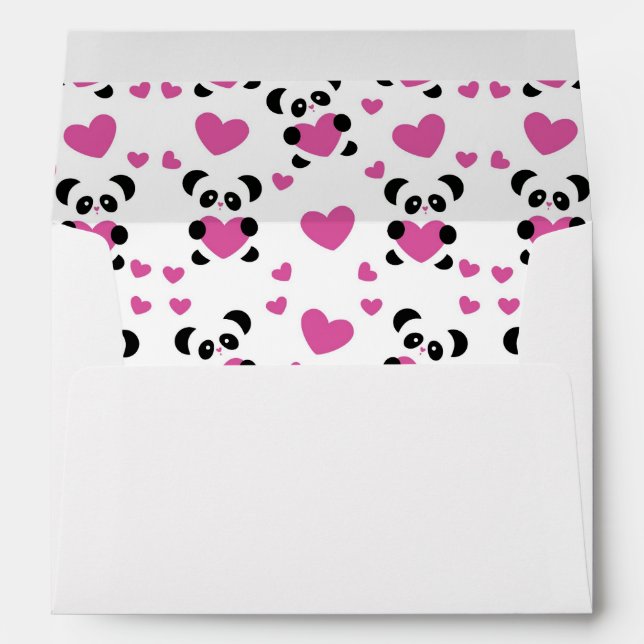 Pattern to the Day of Love Envelope (Back (Bottom))