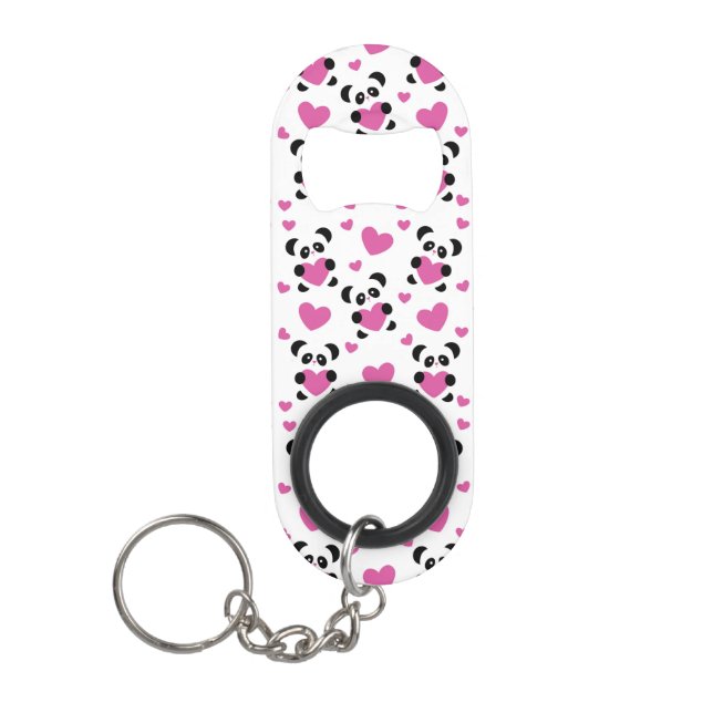 Pattern to the Day of Love Keychain Bottle Opener (Front)