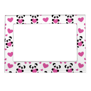 Pattern to the Day of Love Magnetic Photo Frame