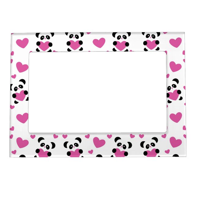Pattern to the Day of Love Magnetic Photo Frame (Front)