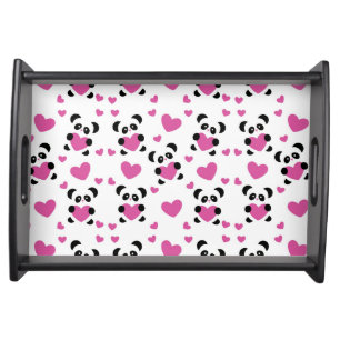 Pattern to the Day of Love Serving Tray