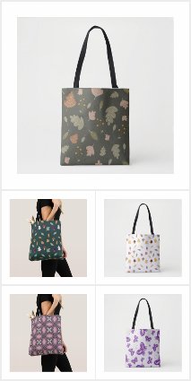 Pattern Tote Bags