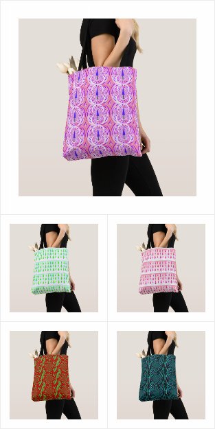 Pattern Tote Bags