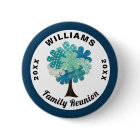 Pattern Tree Family Reunion Blue Green Souvenir