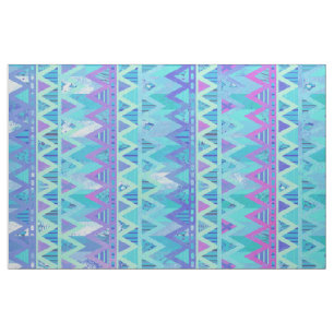 Pattern Tribal Aztec Chevron Light Pastel Fabric