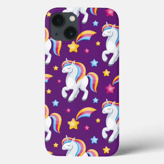Pattern Unicorn Magic Horse Cute       Case-Mate iPhone Case (Back)